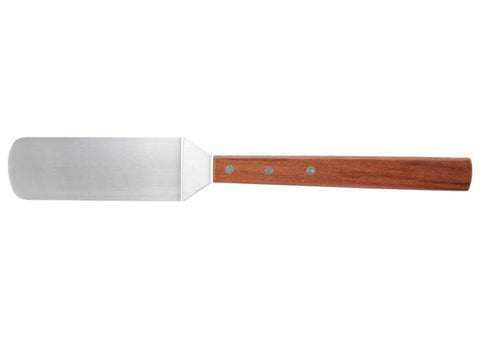 Winco Giant Offset Turner with Wooden Handle, 8 1/2 x 2 7/8 inch -- 12 per case