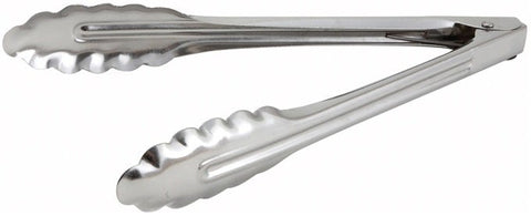 Winco Stainless Steel Medium Weight Utility Tong, 12 inch -- 12 per case