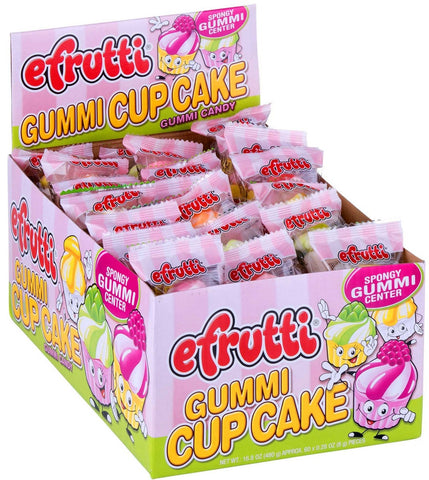 Efrutti Gummi Cupcake Candy, 0.28 Ounce -- 480 per case.