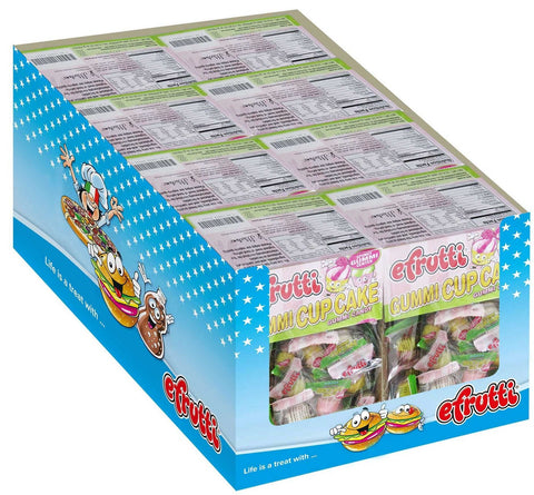 Efrutti Gummi Cupcake Candy, 0.28 Ounce -- 480 per case.