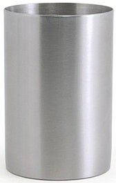 Front Of The House Stainless Silver Round Holder, 10 Ounce -- 6 per case