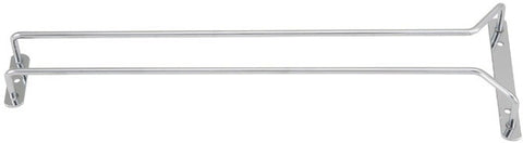Winco Single Channel Chrome Plated Wire Glass Hanger, 16 inch -- 12 per case