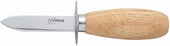 Winco Oyster Clam Knife with Wooden Handle, 2-3/4 inch Blade -- 12 per case