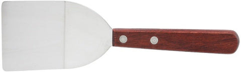 Winco Offset Turner with Wooden Handle, 2 x 2 1/4 inch Blade -- 12 per case