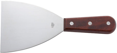 Winco Wooden Handle Large Scraper, 4 7/8 x 4 inch Blade -- 12 per case