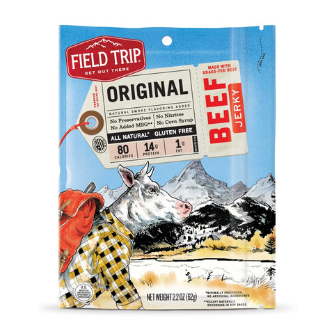 Field Trip Original Beef Jerky, 2.2 Ounce -- 9 per case.