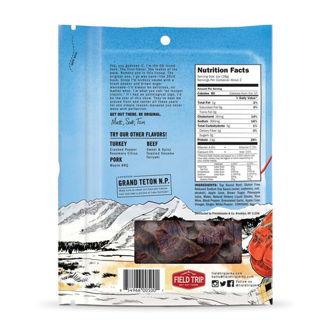 Field Trip Original Beef Jerky, 2.2 Ounce -- 9 per case.