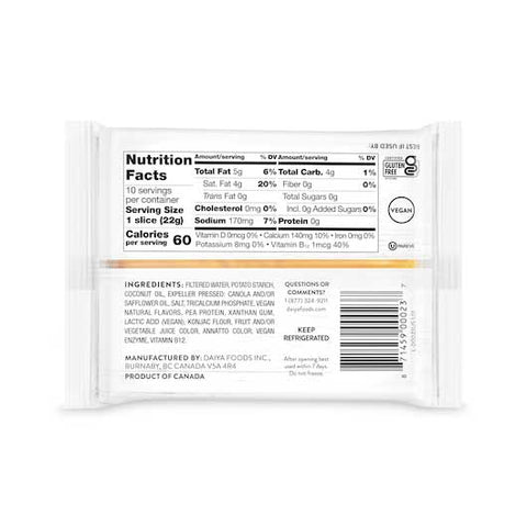 Daiya American Style Slices, 7.8 Ounce -- 8 per case.