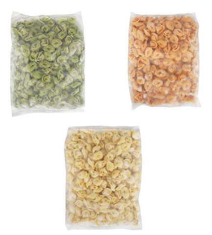 Rana Precooked Tri Color Cheese Tortellini, 4 Pound -- 3 per case