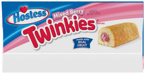 Hostess Twinkies Golden Sponge Cake with Mixed Berry Creamy Filling, 2.7 Ounce -- 36 per case
