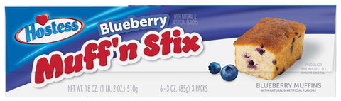 Hostess Blueberry Muffin Stix, 3 Ounce -- 36 per case