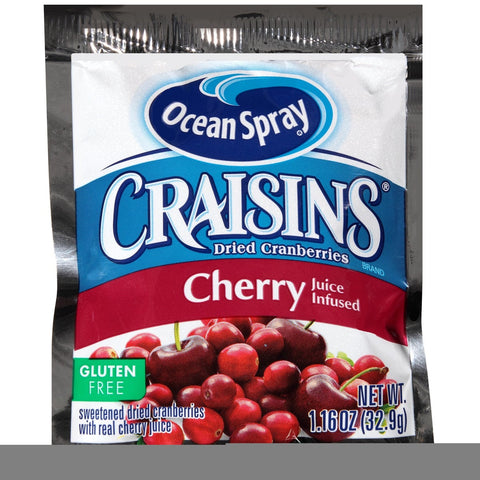 Craisins Cherry Dried Cranberries, 1.16 Ounce. -- 200 per case.