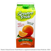 Growers Pride Concentrate Orange Juice, 59 Fluid Ounce -- 8 per case.