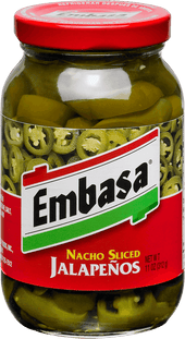 Embasa Nacho Sliced Jalapeno Pepper Glass,11 Ounce -- 12 Case