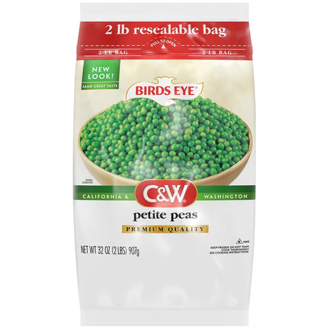 Birds Eye C and W Petite Peas, 32 Ounce -- 10 per case.