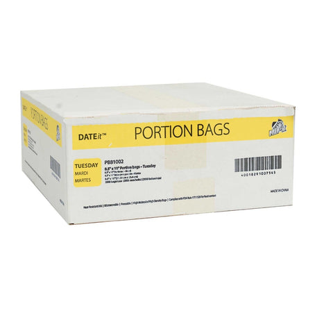 National Checking Tuesday Portion Saddle Bag, 10 x 8.5 inch -- 2000 per case.
