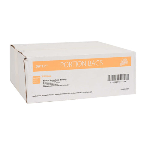 National Checking Company Dateit Orange Portion/Saddle Bag - Saturday, 10 x 8.5 inch -- 2000 per case.