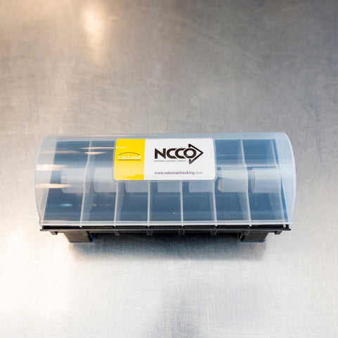 National Checking Company Labellocker Plastic Label Dispenser.