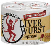 Underwood Liverwurst Spread, 4.25 ounce -- 24 per case