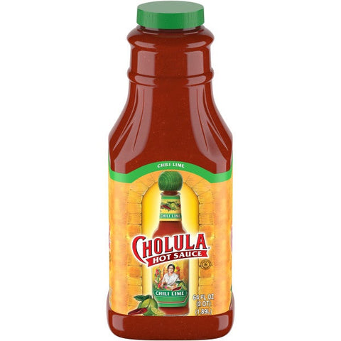 Cholula Chili Lime Hot Sauce, 64 Fluid Ounce -- 4 per case