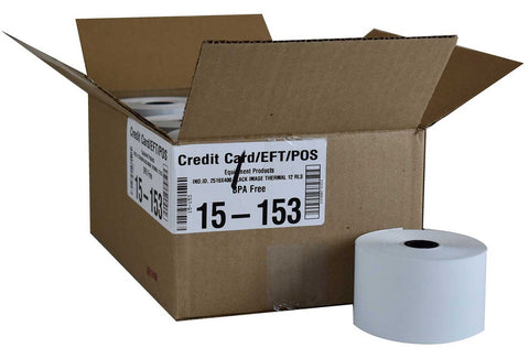 National Checking Company 1 Ply Thermal Register Roll, 2.31 inchs x 400 feet -- 12 per case.