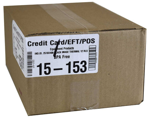 National Checking Company 1 Ply Thermal Register Roll, 2.31 inchs x 400 feet -- 12 per case.