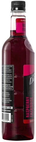 Davinci Gourmet Raspberry Flavored Syrup, 750 Milliliter -- 4 per case.