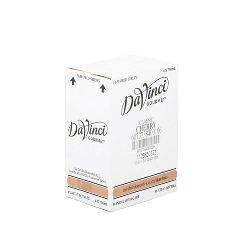 Davinci Gourmet Cherry Flavored Syrup, 750 Milliliter -- 4 per case.