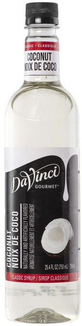 Davinci Gourmet Coconut Flavored Syrup, 750 Milliliter -- 4 per case