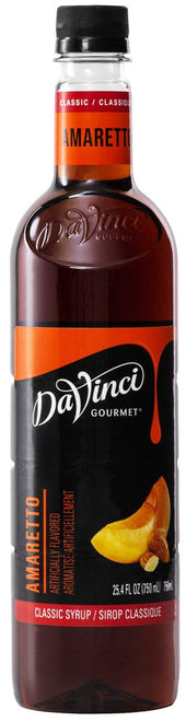 Davinci Gourmet Amaretto Flavored Syrup, 750 Milliliter -- 4 per case