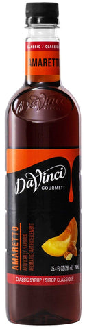 Davinci Gourmet Amaretto Flavored Syrup, 750 Milliliter -- 4 per case