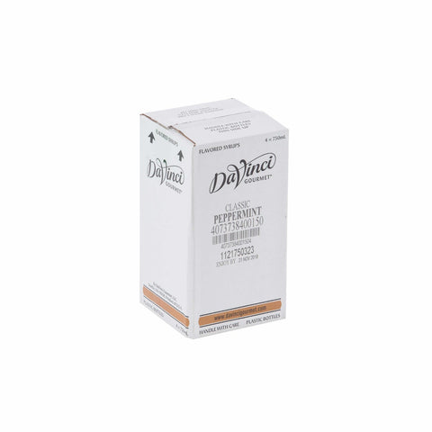Davinci Gourmet Peppermint Flavored Syrup, 750 Milliliter -- 4 per case.