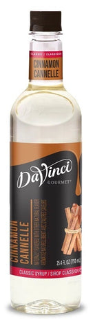 Davinci Gourmet Classic Cinnamon Flavored Syrup, 750 Milliliter Plastic Bottle -- 4 per case