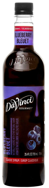 Davinci Gourmet Blueberry Syrup, 750 Milliliter -- 4 per case