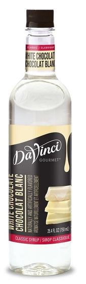 Davinci Gourmet Classic White Chocolate Syrup, 750 Milliliter Plastic Bottle -- 4 per case