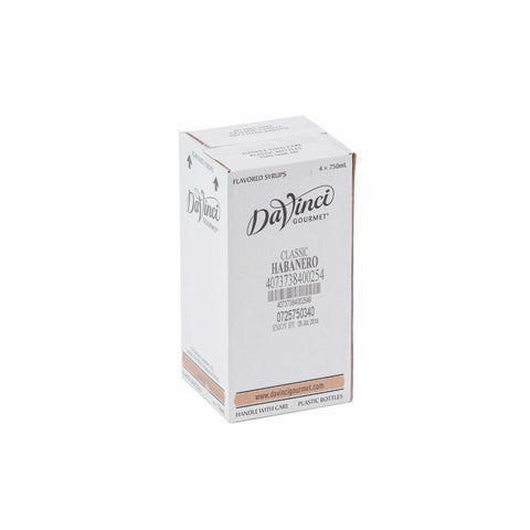 Davinci Gourmet Habanero Flavored Syrup, 750 Milliliter -- 4 per case.