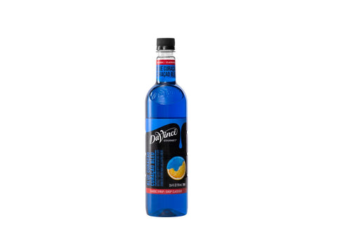 Davinci Gourmet Blue Curacao Syrup, 750 Milliliter -- 4 per case.