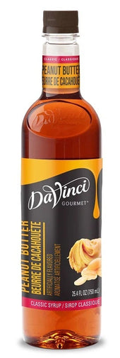 Davinci Gourmet Classic Peanut Butter Syrup, 750 Milliliter Plastic Bottle -- 4 per case