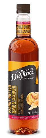 Davinci Gourmet Classic Peanut Butter Syrup, 750 Milliliter Plastic Bottle -- 4 per case