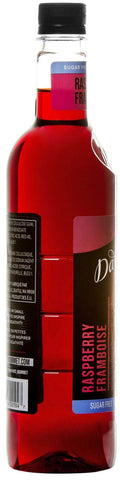 Davinci Gourmet Sugar Free Raspberry Syrup, 750 Milliliter -- 4 per case.