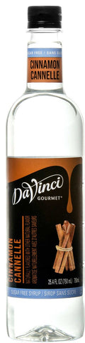 Davinci Gourmet Sugar Free Cinnamon Syrup, 750 Milliliter -- 4 per case