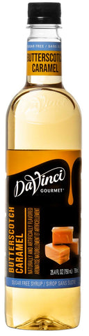 Davinci Gourmet Sugar Free Butterscotch Syrup, 750 Milliliter -- 4 per case