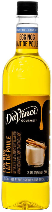 Davinci Gourmet Sugar Free Egg Nog Syrup, 750 Milliliter -- 4 per case