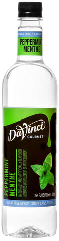 Davinci Gourmet Sugar Free Peppermint Syrup, 750 Milliliter -- 4 per case