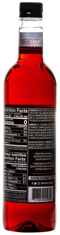 DaVinci Gourmet Sugar Free Huckleberry Syrup, 750 Milliliter Plastic Bottle -- 4 per case