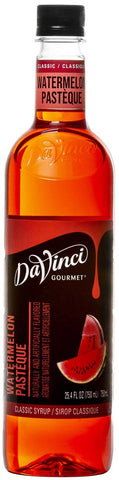 DaVinci Gourmet Classic Watermelon Syrup, 750 Milliliter Plastic Bottle -- 4 per case