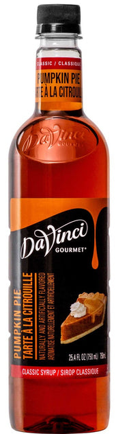 Davinci Gourmet Pumpkin Pie Syrup, 750 Milliliter -- 4 per case