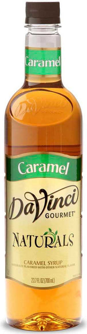 DaVinci Gourmet Natural Caramel Syrup, 750 Milliliter Plastic Bottle -- 4 per case