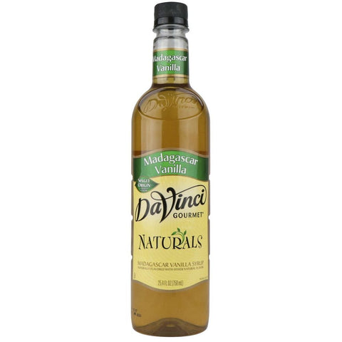 DaVinci Gourmet Natural Madagascar Vanilla Syrup, 750 Milliliter -- 4 per case