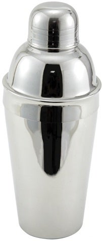 Winco Stainless Steel 3 Piece Deluxe Bar Shaker Set, 16 Ounce -- 12 set per case
